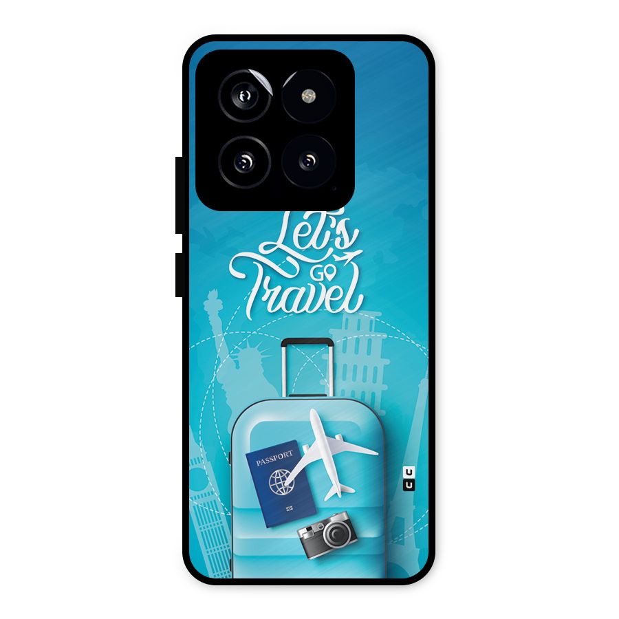 Awesome Travel Bag Metal Back Case for Xiaomi 14