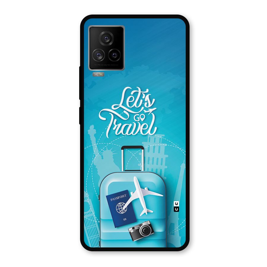 Awesome Travel Bag Metal Back Case for iQOO 7 Legend 5G
