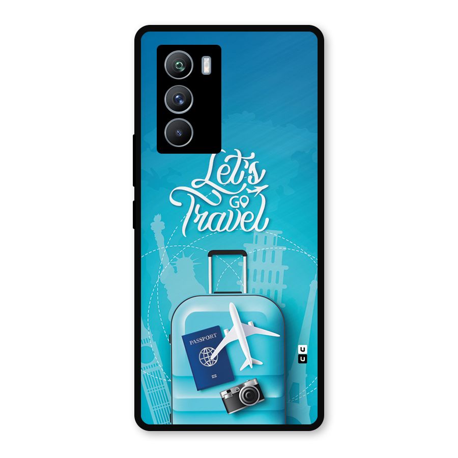 Awesome Travel Bag Metal Back Case for iQOO 9 SE