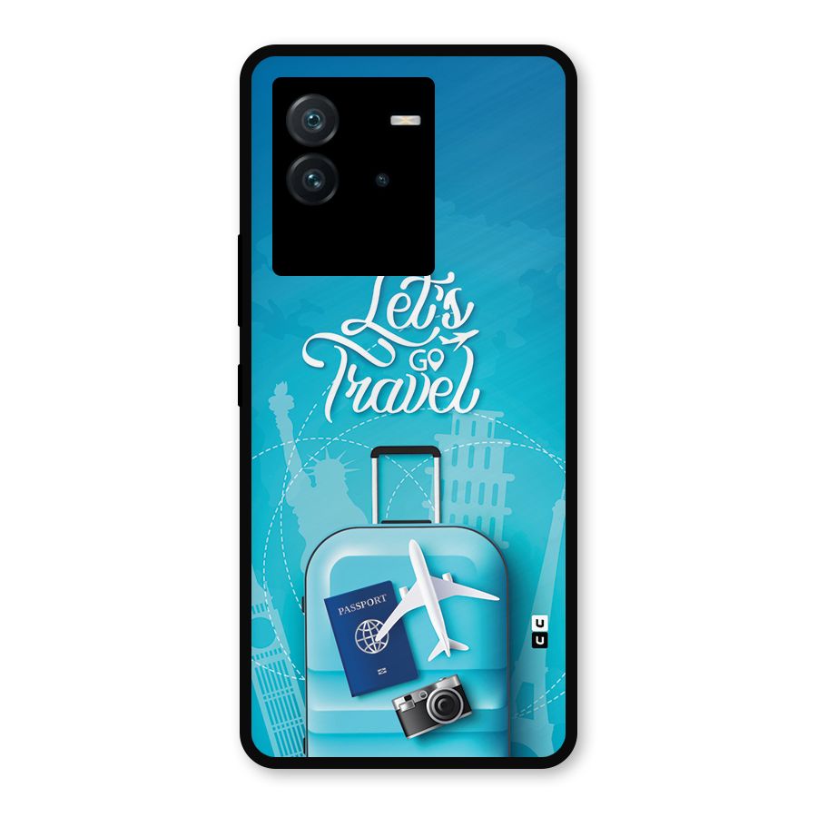Awesome Travel Bag Metal Back Case for iQOO Neo 6 5G