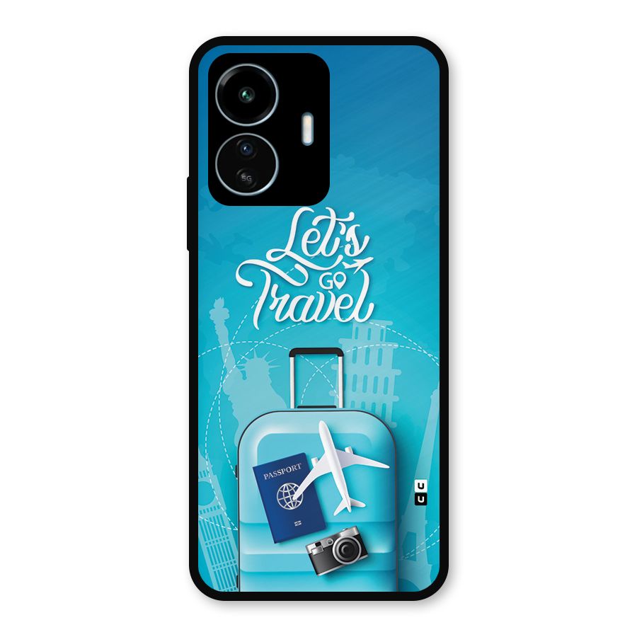 Awesome Travel Bag Metal Back Case for vivo iQOO Z6 Lite 5G