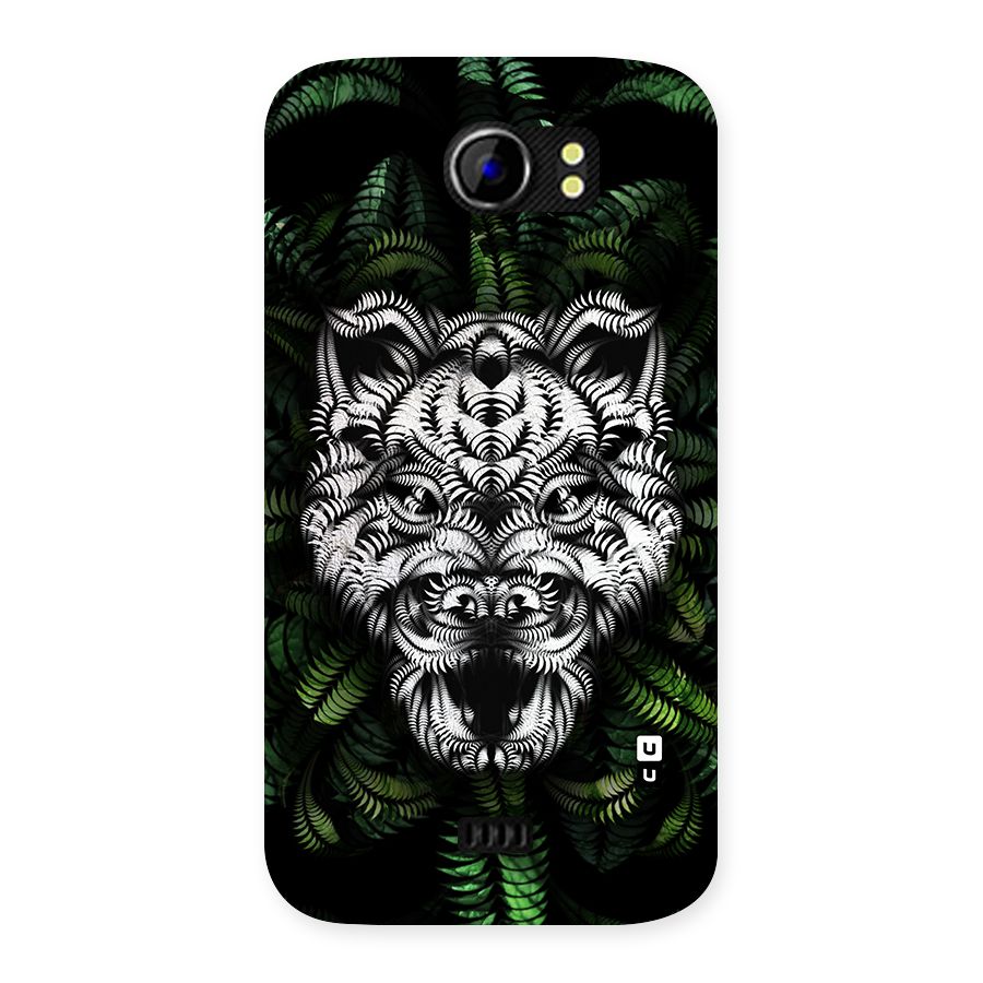 Aztec Art Tiger Back Case for Canvas 2 A110