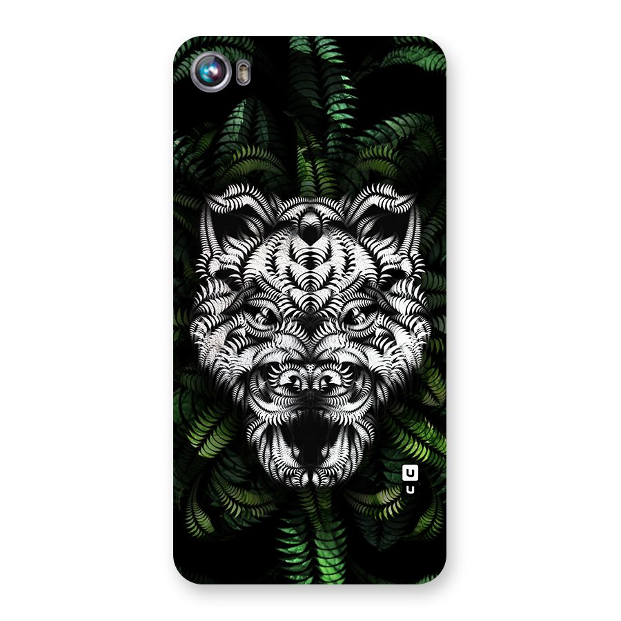 Aztec Art Tiger Back Case for Canvas Fire 4 (A107)