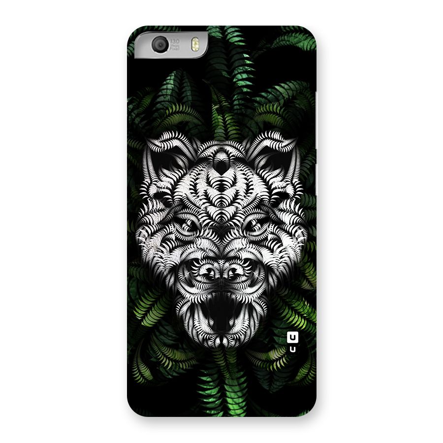 Aztec Art Tiger Back Case for Canvas Knight 2