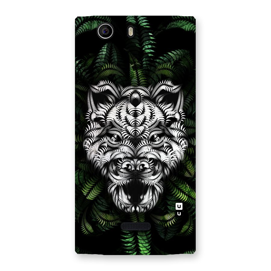 Aztec Art Tiger Back Case for Canvas Nitro 2 E311