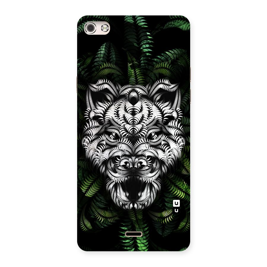 Aztec Art Tiger Back Case for Canvas Silver 5