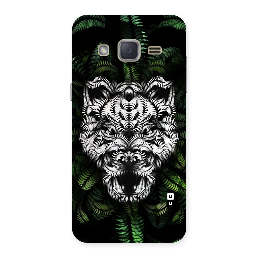 Aztec Art Tiger Back Case for Galaxy J2