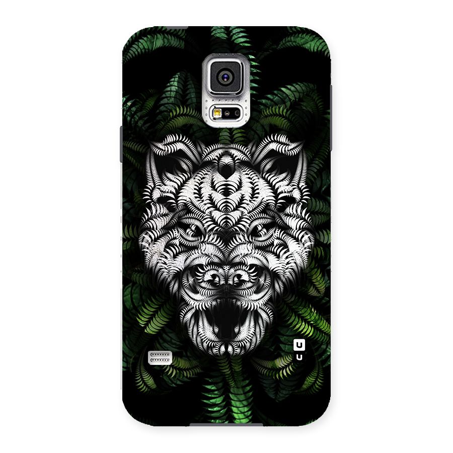 Aztec Art Tiger Back Case for Galaxy S5