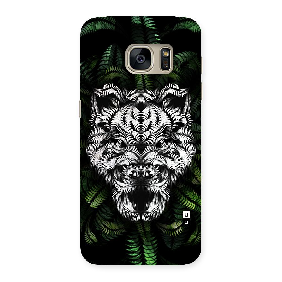 Aztec Art Tiger Back Case for Galaxy S7