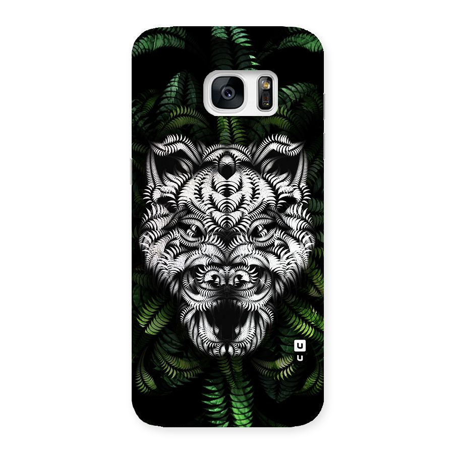 Aztec Art Tiger Back Case for Galaxy S7 Edge