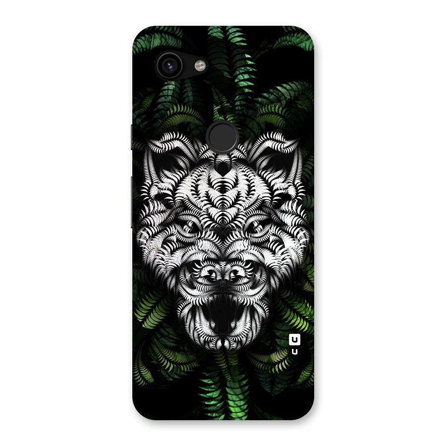 Aztec Art Tiger Back Case for Google Pixel 3a
