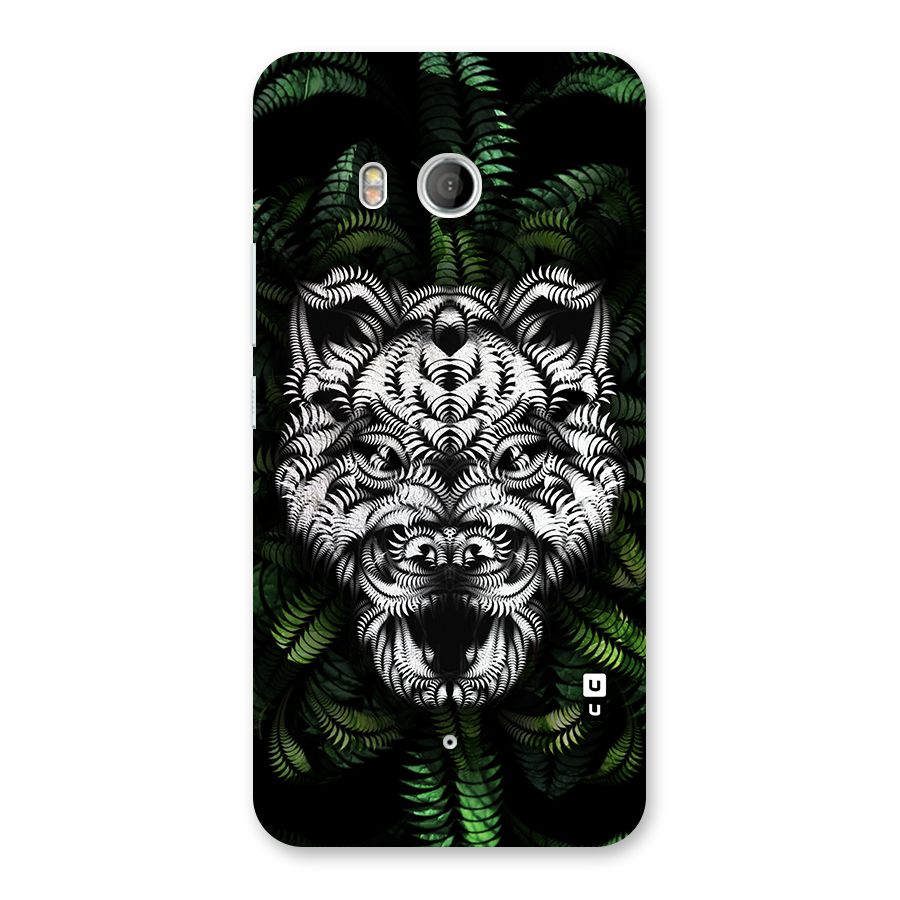 Aztec Art Tiger Back Case for HTC U11