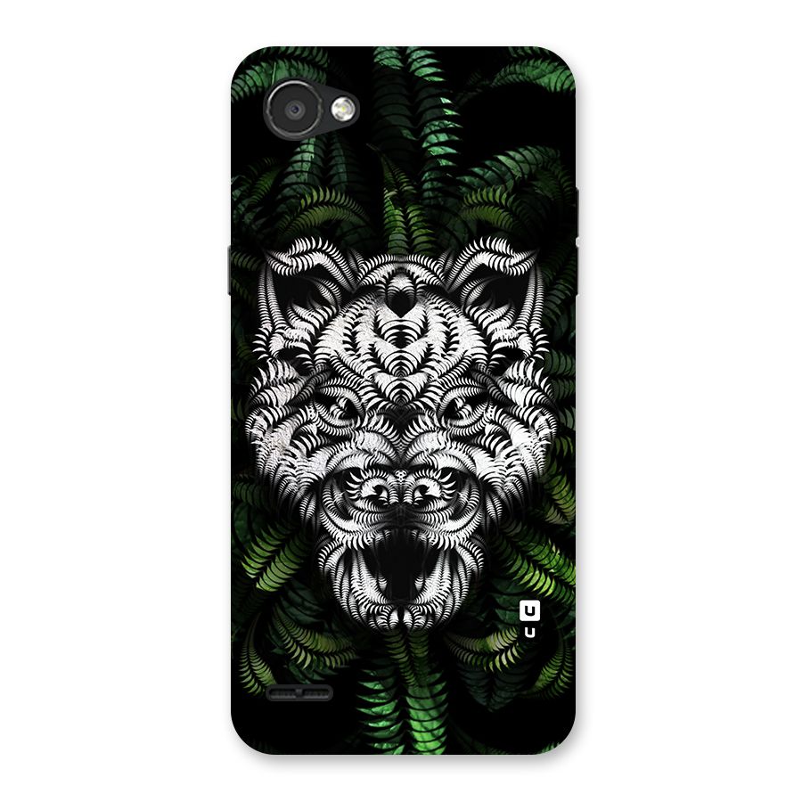 Aztec Art Tiger Back Case for LG Q6