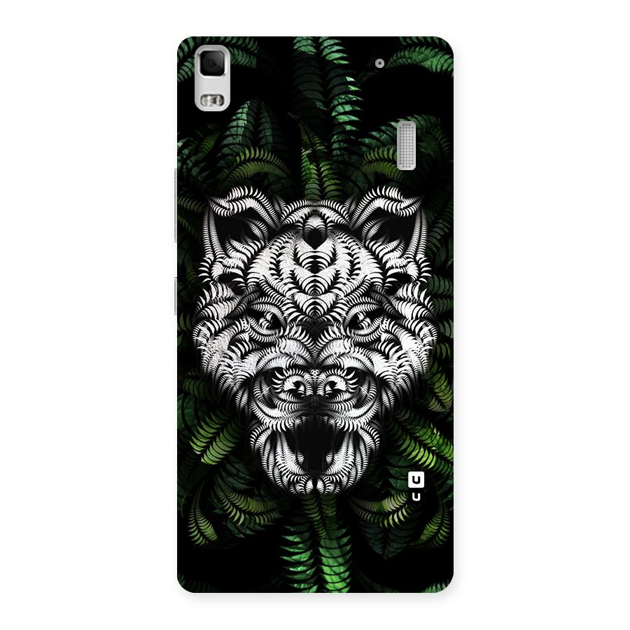 Aztec Art Tiger Back Case for Lenovo A7000