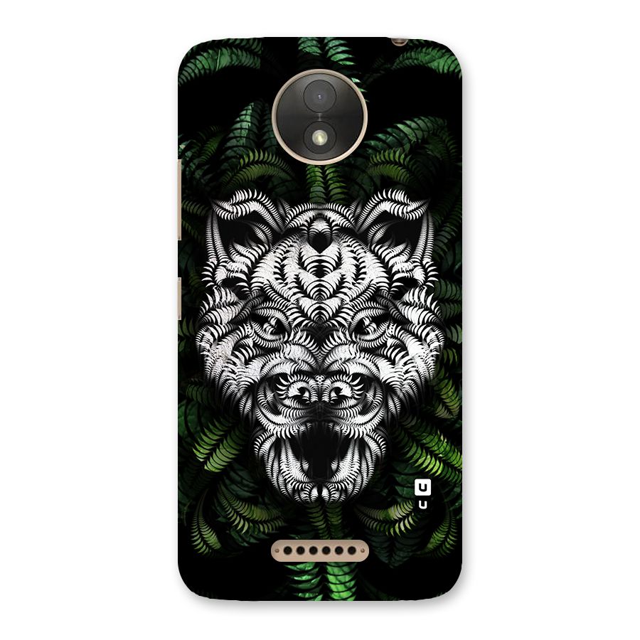 Aztec Art Tiger Back Case for Moto C Plus