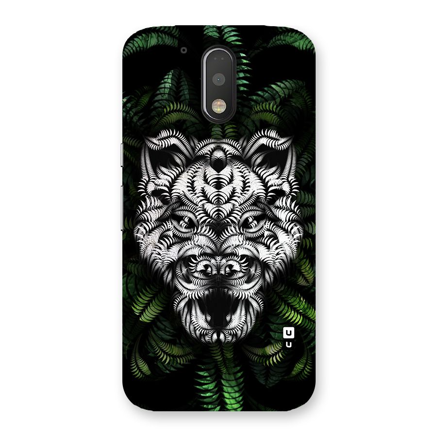 Aztec Art Tiger Back Case for Moto G4 Plus