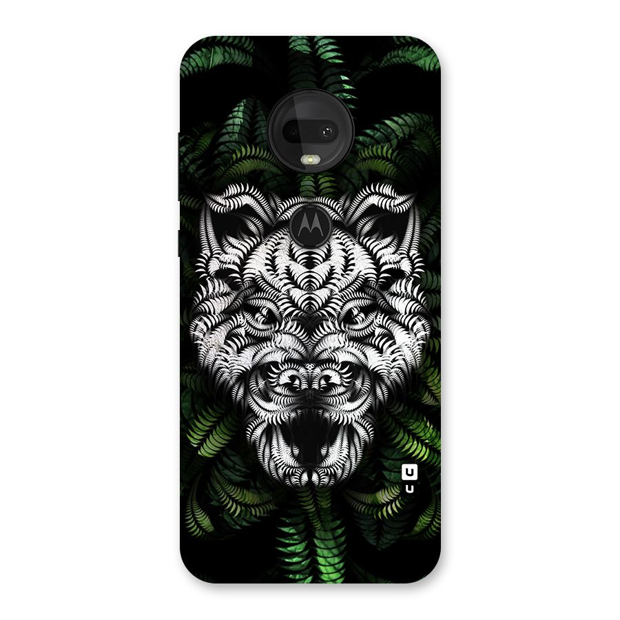 Aztec Art Tiger Back Case for Moto G7