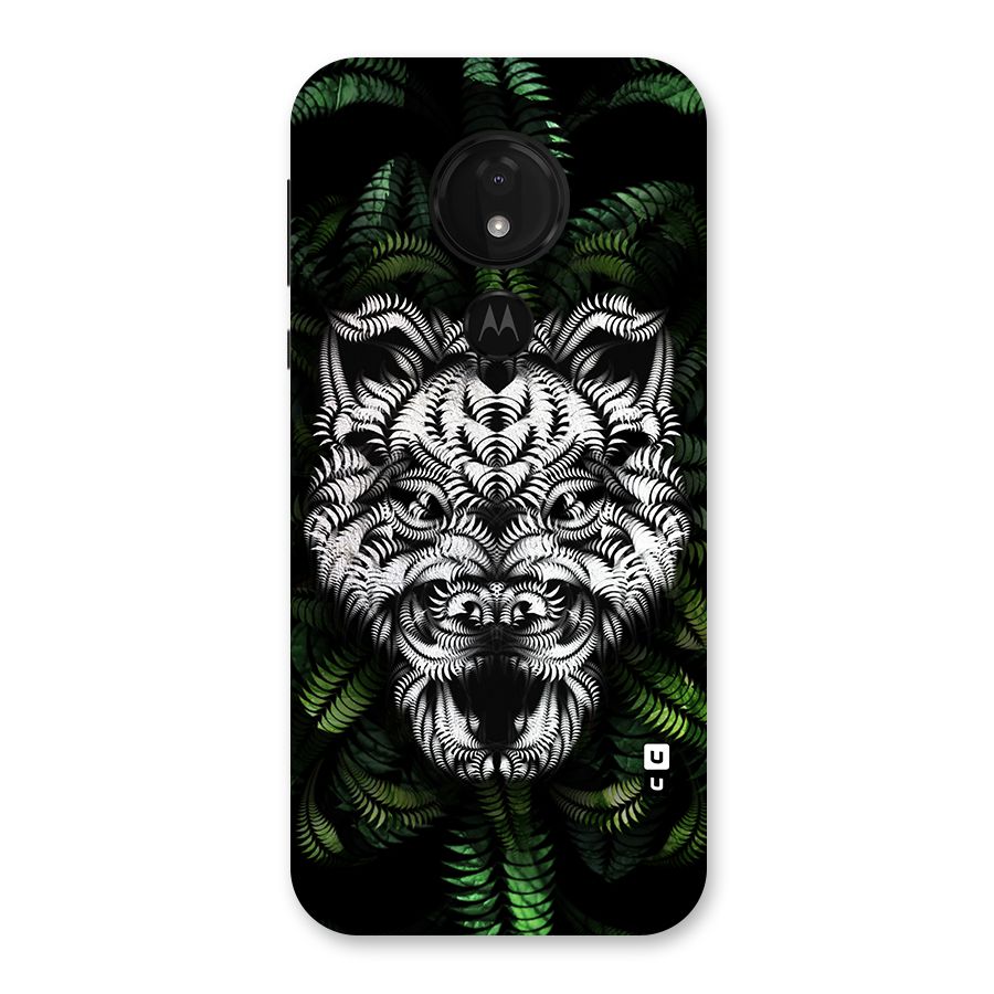 Aztec Art Tiger Back Case for Moto G7 Power