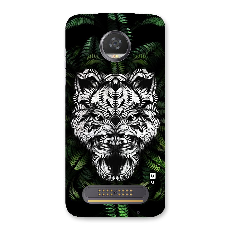 Aztec Art Tiger Back Case for Moto Z2 Play