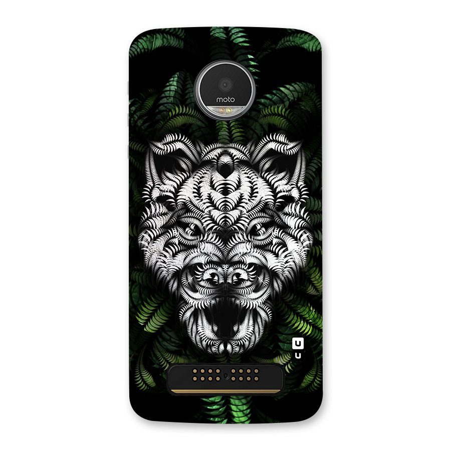 Aztec Art Tiger Back Case for Moto Z Play