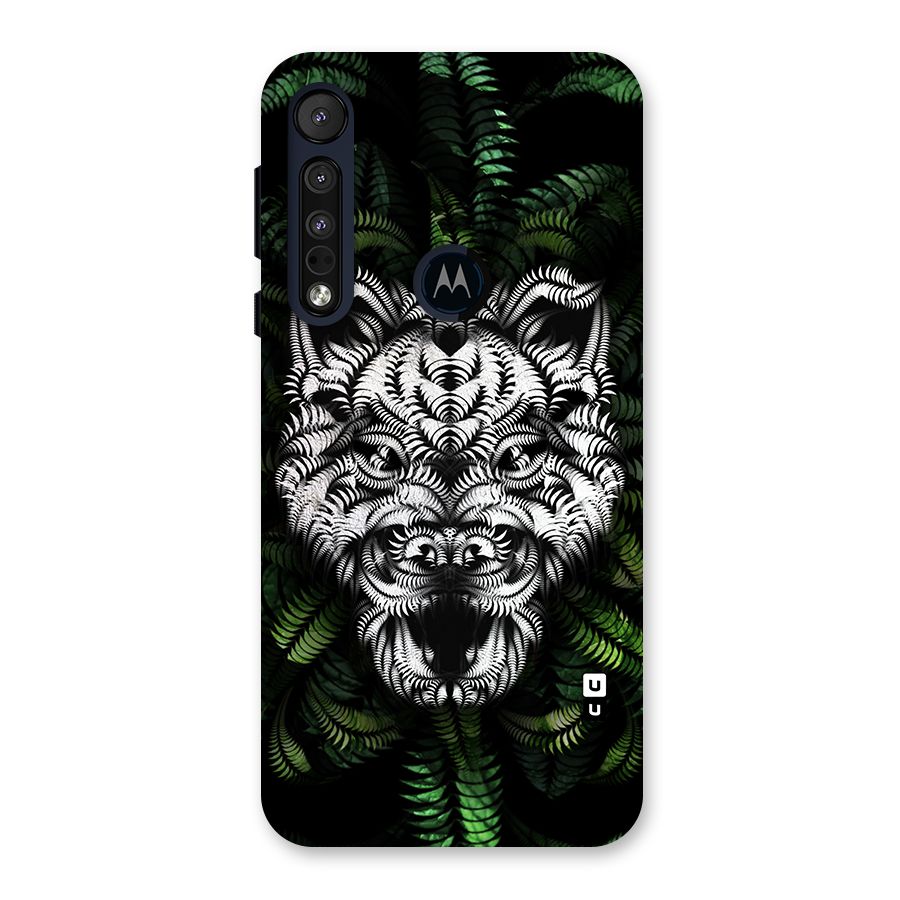 Aztec Art Tiger Back Case for Motorola One Macro