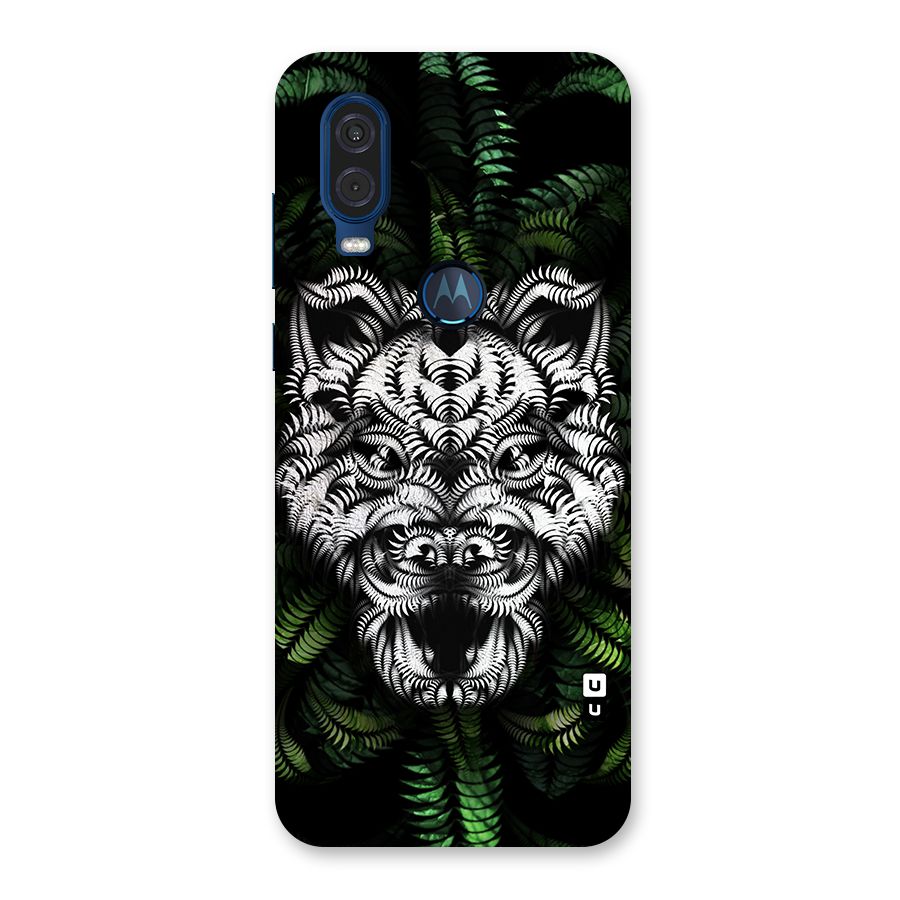 Aztec Art Tiger Back Case for Motorola One Vision