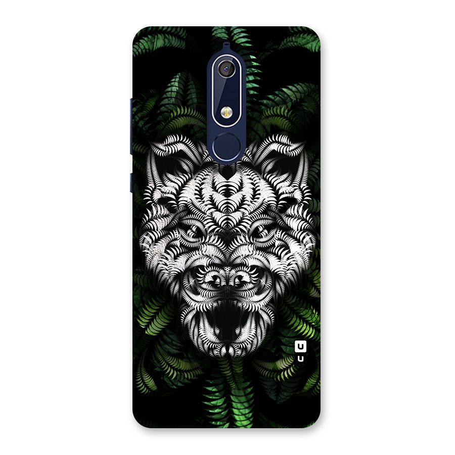 Aztec Art Tiger Back Case for Nokia 5.1