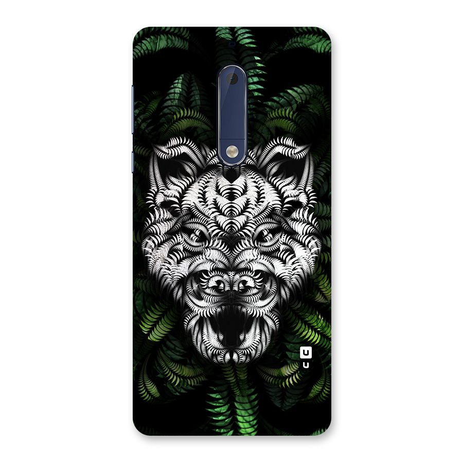 Aztec Art Tiger Back Case for Nokia 5