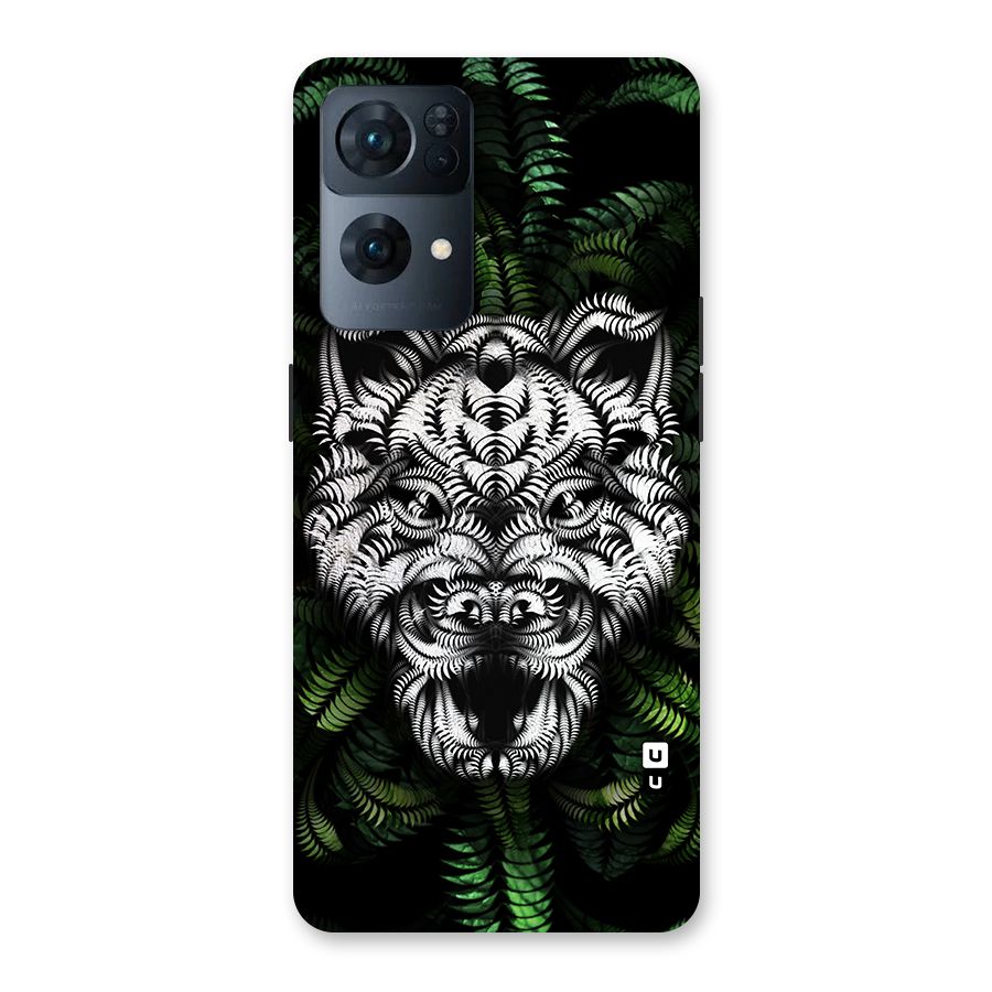 Aztec Art Tiger Back Case for Oppo Reno7 Pro 5G