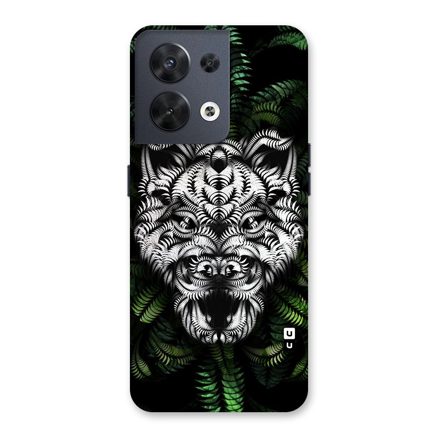 Aztec Art Tiger Back Case for Oppo Reno8 5G