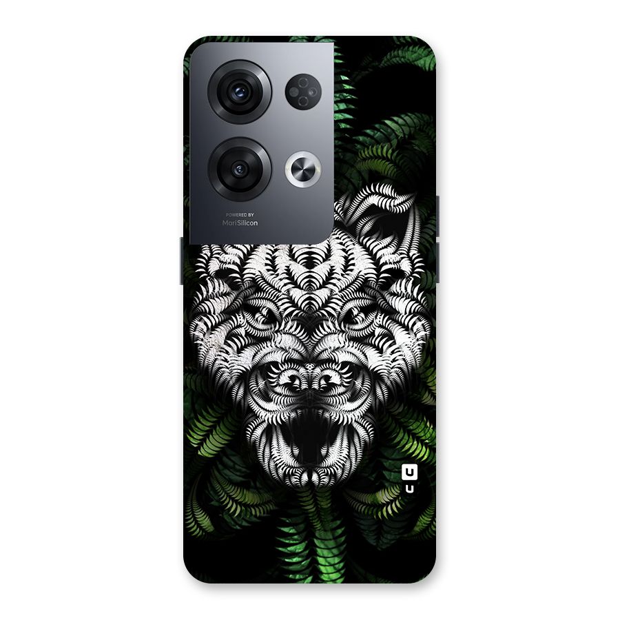 Aztec Art Tiger Back Case for Oppo Reno8 Pro 5G