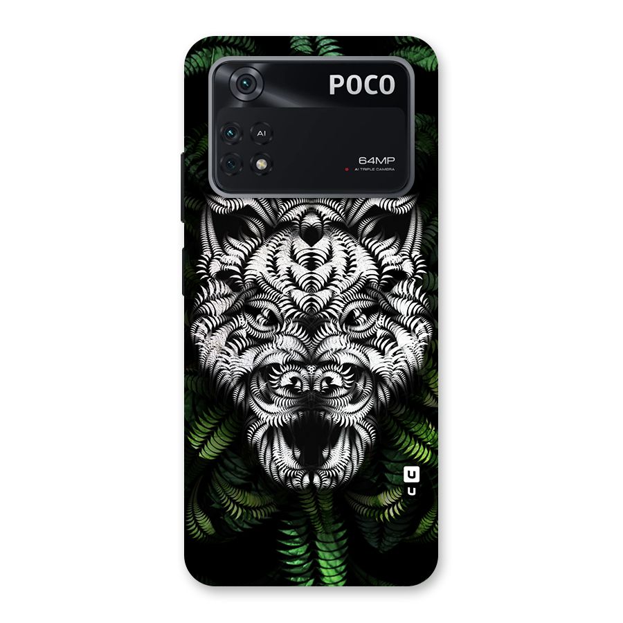Aztec Art Tiger Back Case for Poco M4 Pro 4G