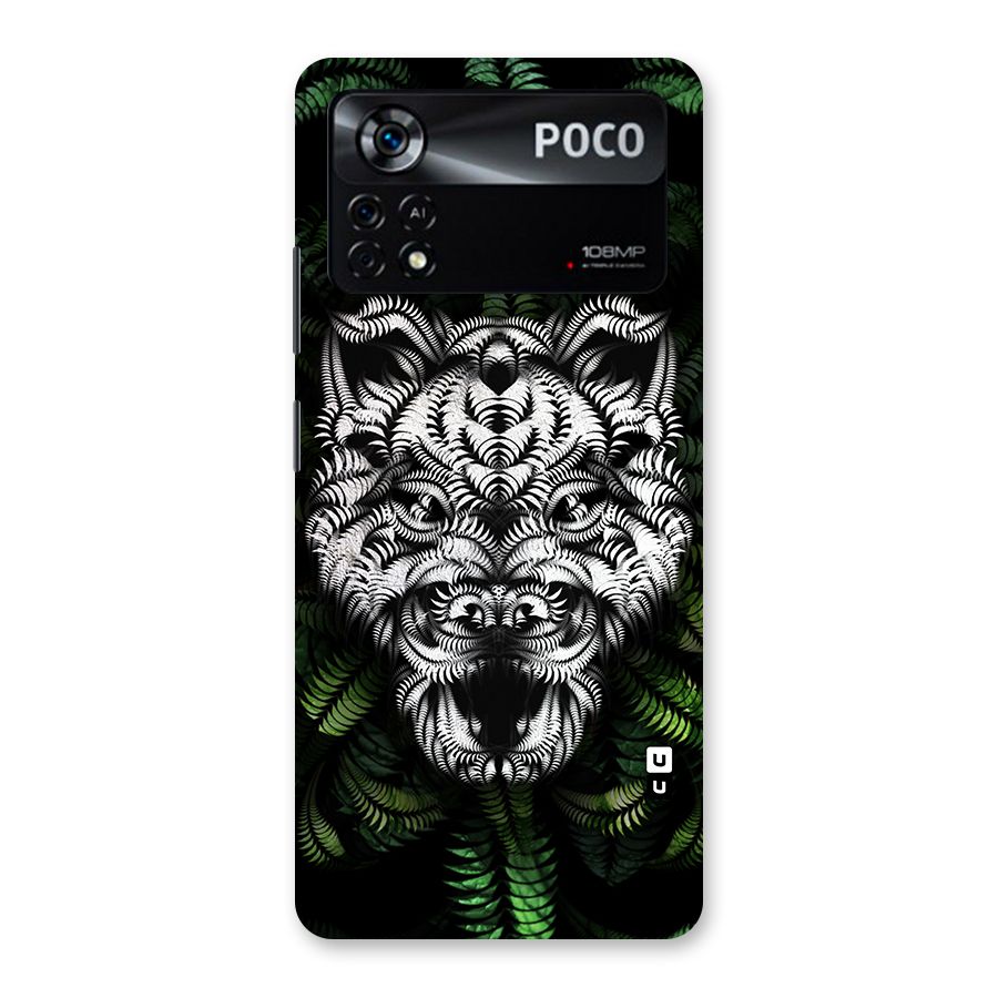 Aztec Art Tiger Back Case for Poco X4 Pro 5G
