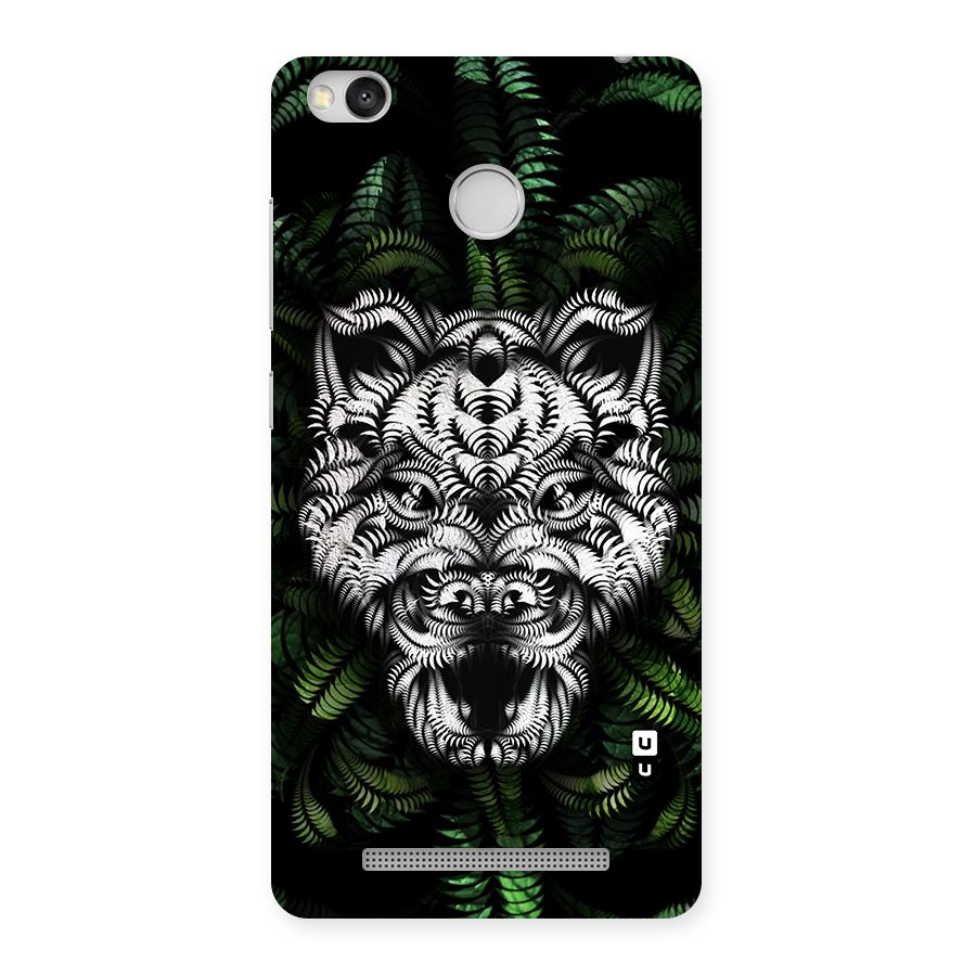 Aztec Art Tiger Back Case for Redmi 3S Prime