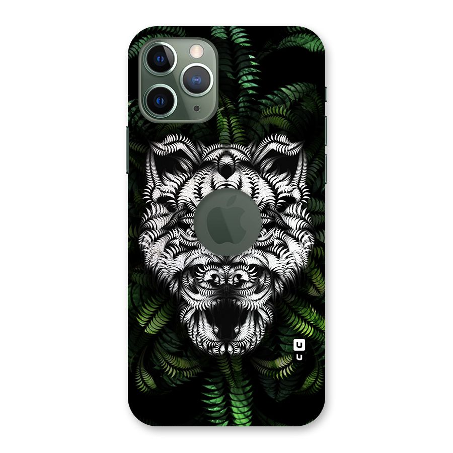 Aztec Art Tiger Back Case for iPhone 11 Pro Logo  Cut