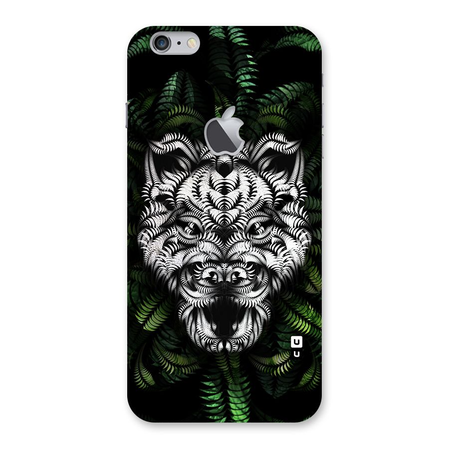 Aztec Art Tiger Back Case for iPhone 6 Plus 6S Plus Logo Cut