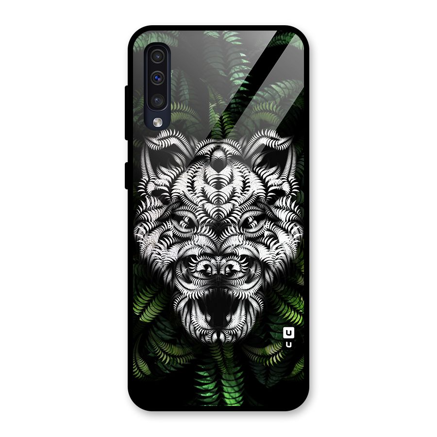 Aztec Art Tiger Glass Back Case for Galaxy A50s