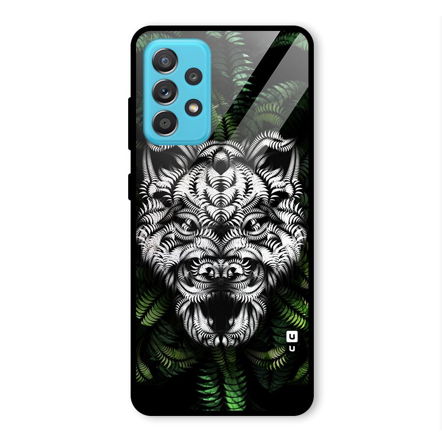 Aztec Art Tiger Glass Back Case for Galaxy A52