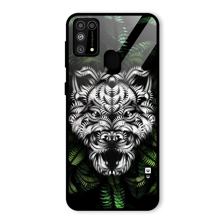 Aztec Art Tiger Glass Back Case for Galaxy M31
