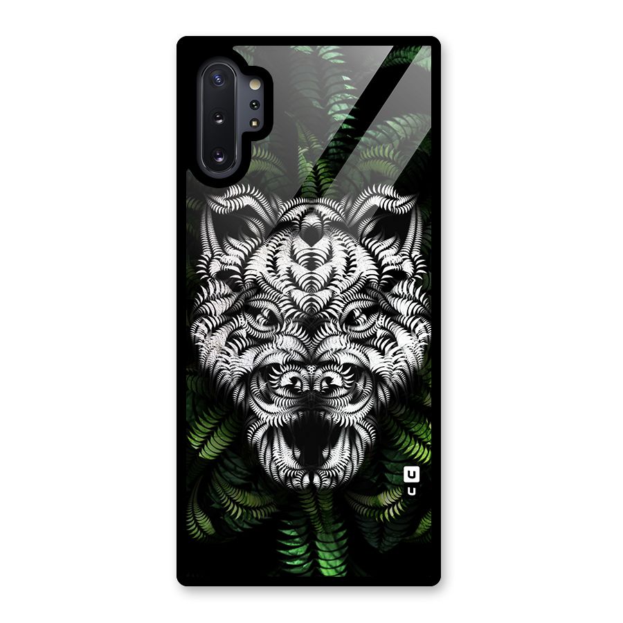 Aztec Art Tiger Glass Back Case for Galaxy Note 10 Plus