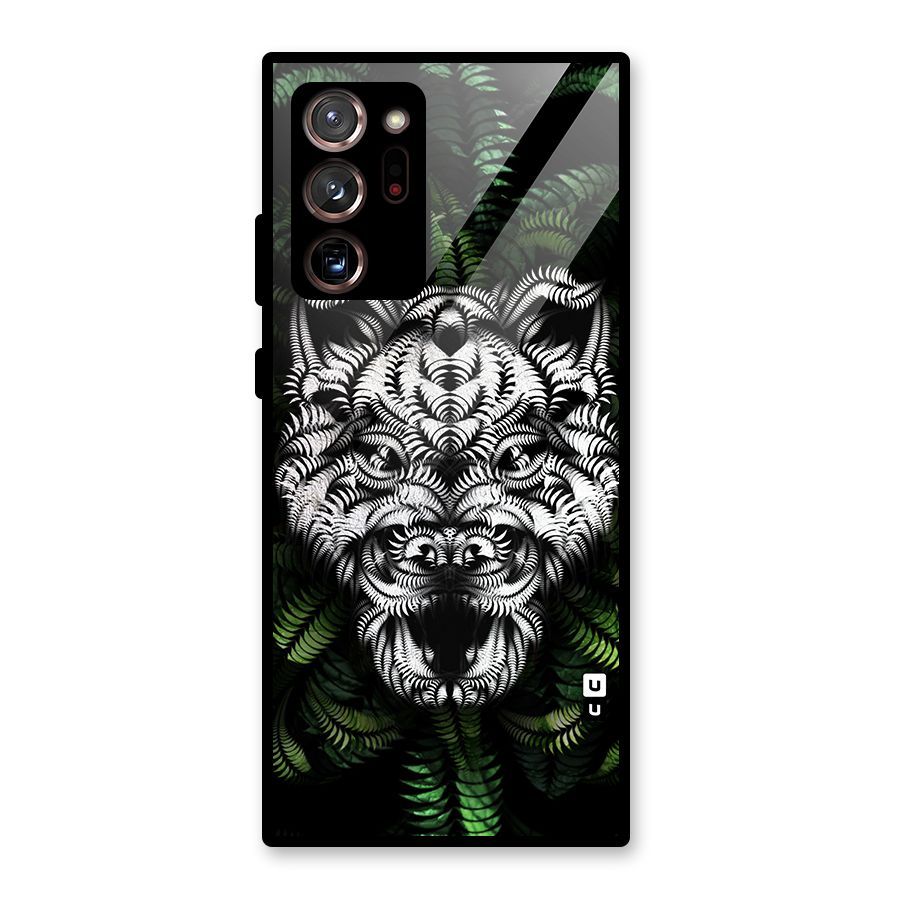 Aztec Art Tiger Glass Back Case for Galaxy Note 20 Ultra