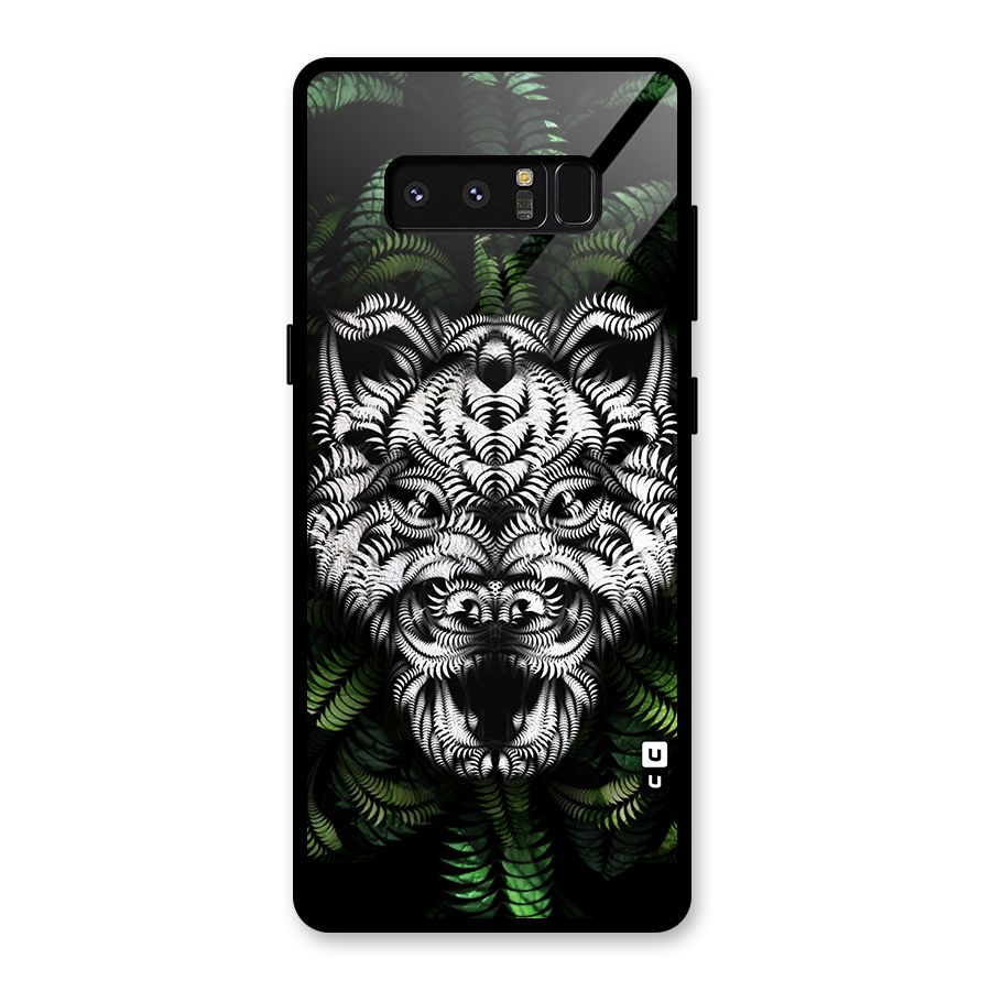 Aztec Art Tiger Glass Back Case for Galaxy Note 8