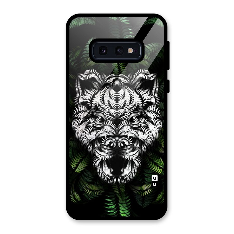 Aztec Art Tiger Glass Back Case for Galaxy S10e