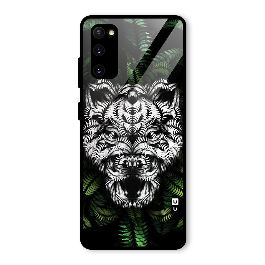 Aztec Art Tiger Glass Back Case for Galaxy S20 FE 5G