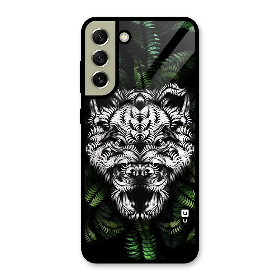 Aztec Art Tiger Glass Back Case for Galaxy S21 FE 5G