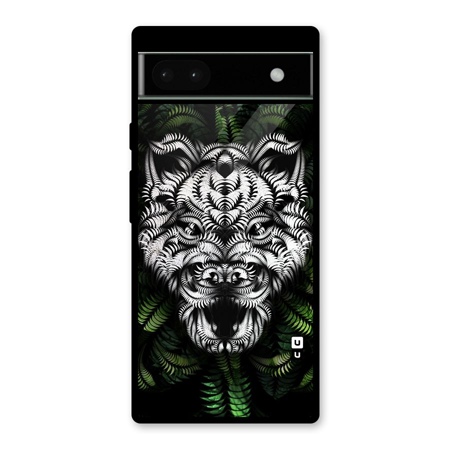 Aztec Art Tiger Glass Back Case for Google Pixel 6a