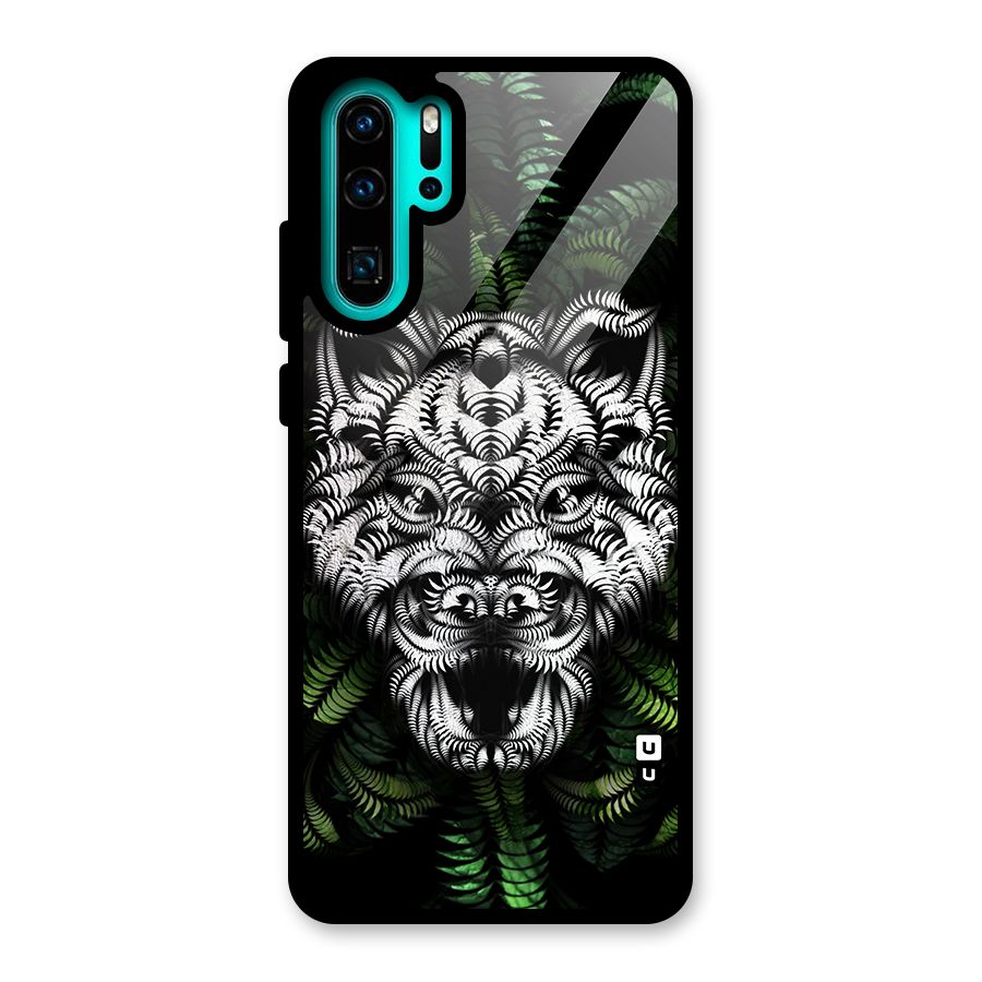 Aztec Art Tiger Glass Back Case for Huawei P30 Pro