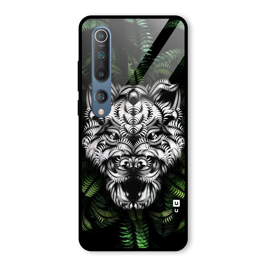 Aztec Art Tiger Glass Back Case for Mi 10