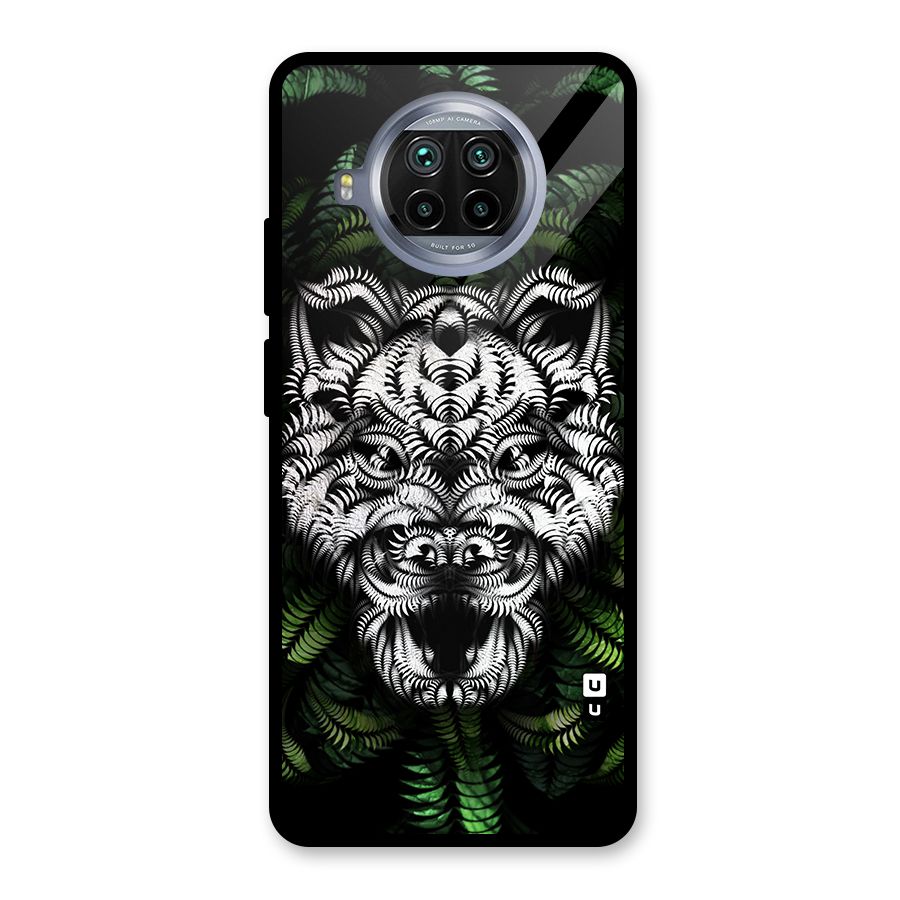 Aztec Art Tiger Glass Back Case for Mi 10i