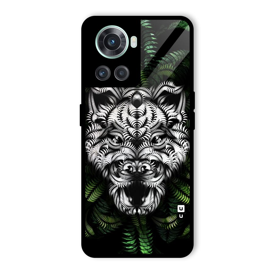 Aztec Art Tiger Glass Back Case for OnePlus 10R